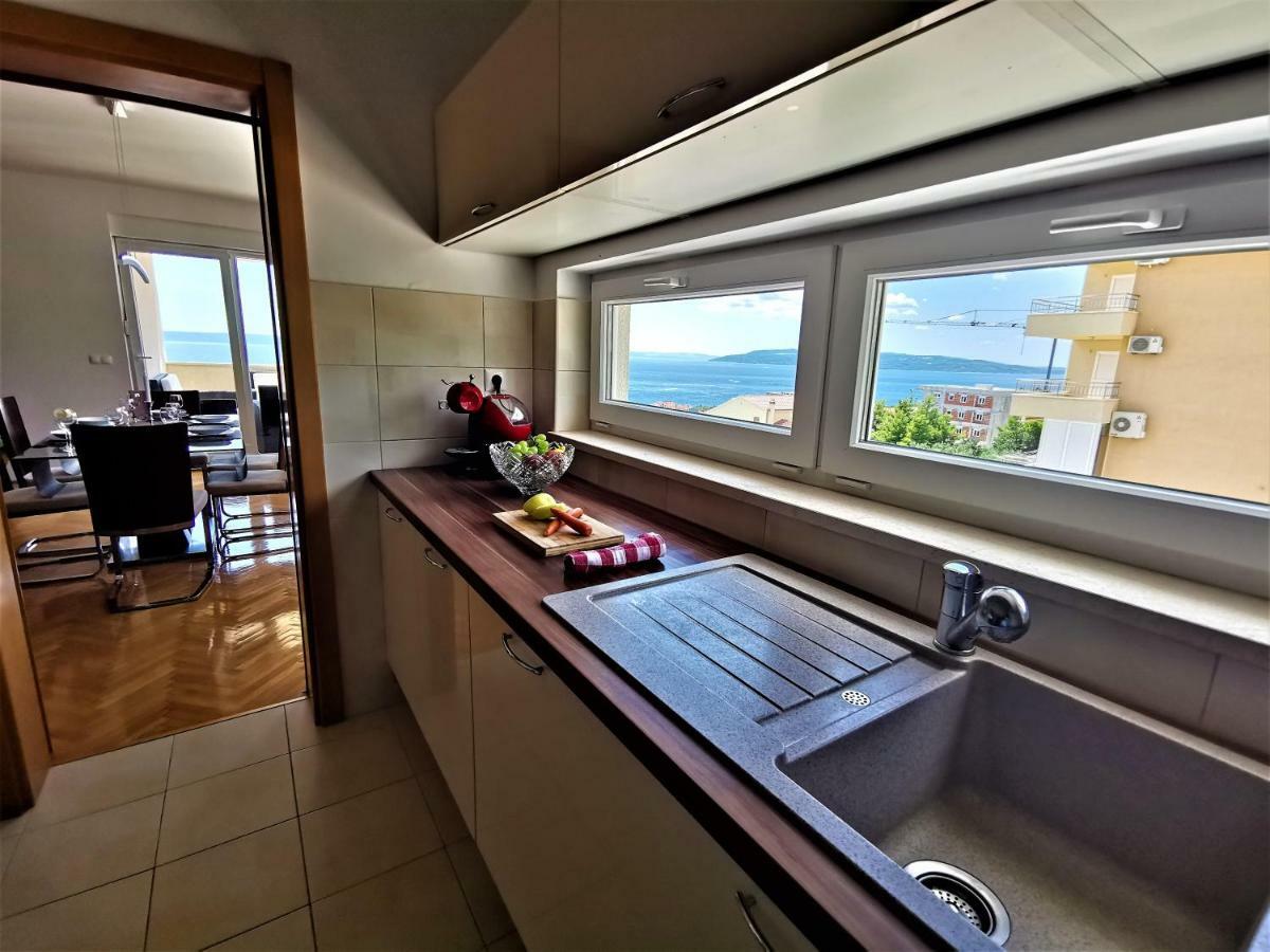 Apartment Makarska, Panoramic Sea & Mountains View, Cucek Kültér fotó
